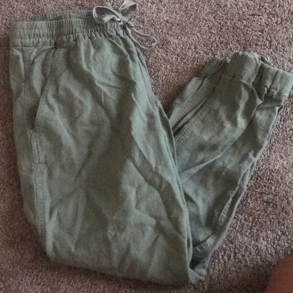 JCrew seaside linen pants